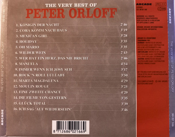 Peter Orloff : The Very Best Of (CD, Comp, RM)