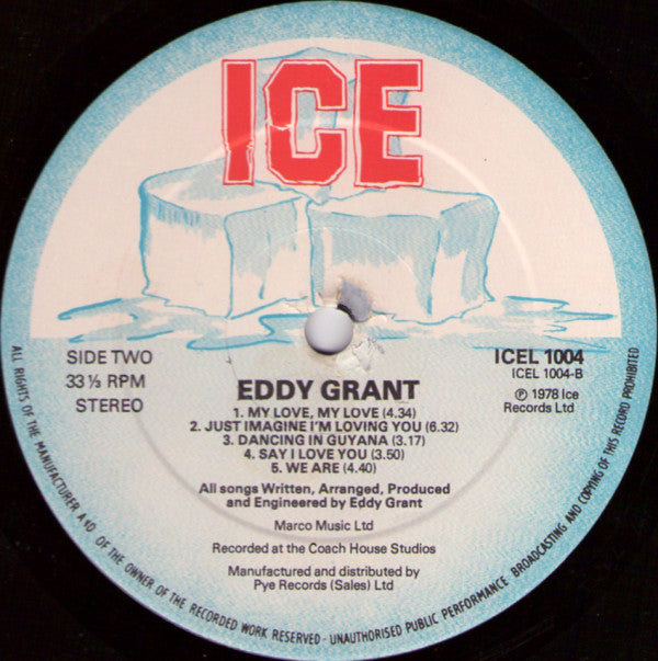 Eddy Grant : Walking On Sunshine (LP, Album)