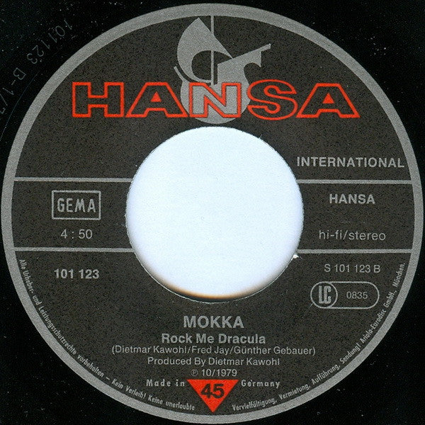 Mokka (2) : Everyone's A Solo Dancer / Rock Me Dracula (7", Single)