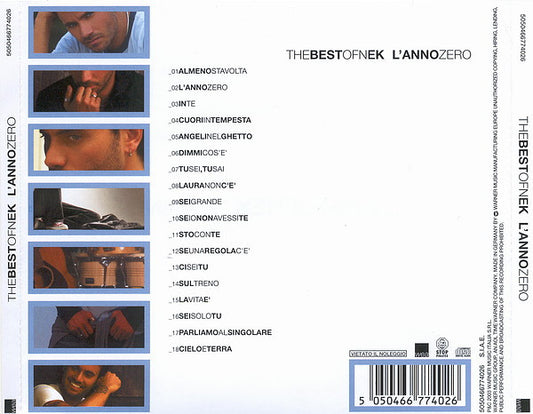 Nek : The Best Of Nek: L'Anno Zero (CD, Comp)