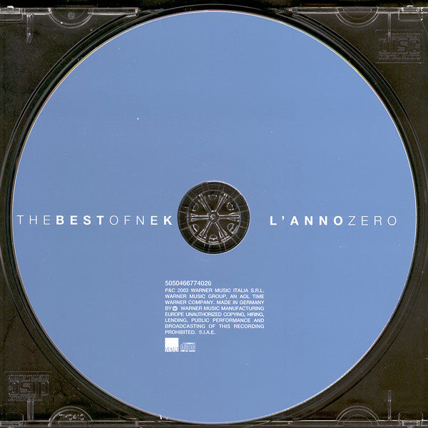 Nek : The Best Of Nek: L'Anno Zero (CD, Comp)