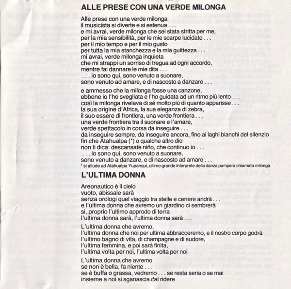 Paolo Conte : Paris Milonga (CD, Album, RE)