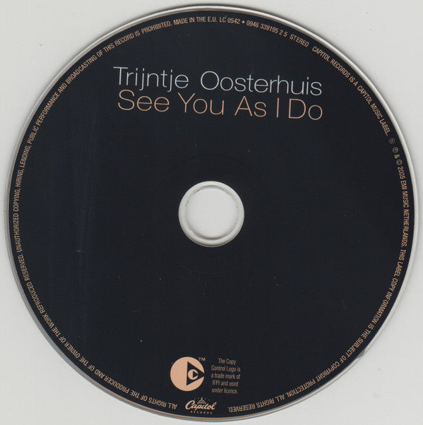 Trijntje Oosterhuis : See You As I Do (CD, Copy Prot. + DVD-V, PAL + Album, Ltd)