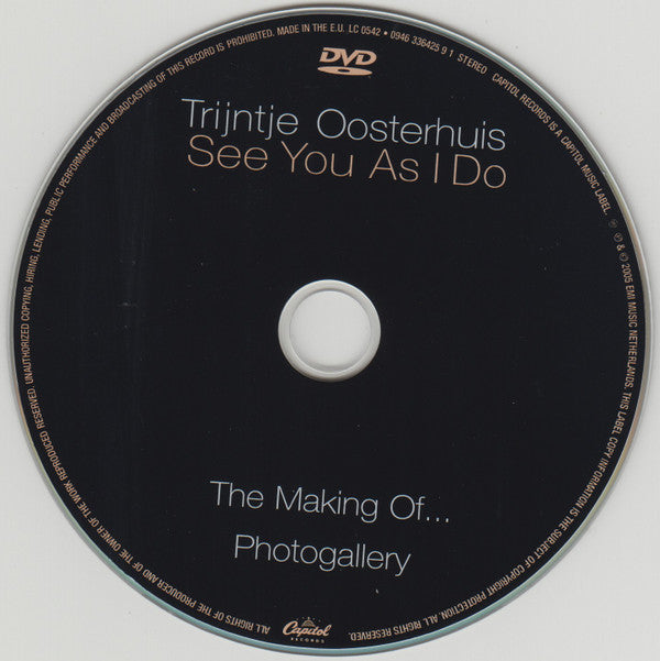 Trijntje Oosterhuis : See You As I Do (CD, Copy Prot. + DVD-V, PAL + Album, Ltd)