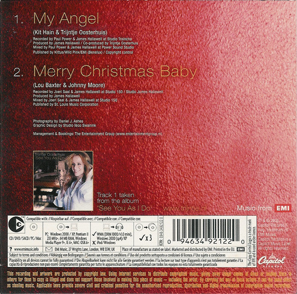 Trijntje Oosterhuis : My Angel (CD, Single, Copy Prot.)