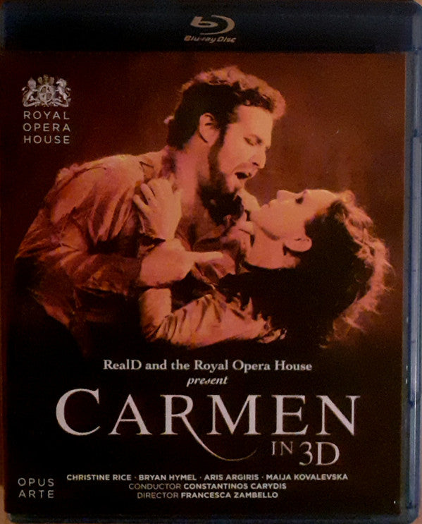 Georges Bizet - Christine Rice, Bryan Hymel, Aris Argiris, Maija Kovalevska, Constantinos Carydis, Francesca Zambello : Carmen In 3D (Blu-ray, 3D)