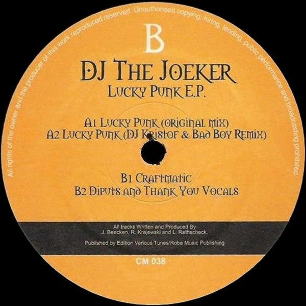 DJ The Joeker : Lucky Punk E.P. (12", EP)