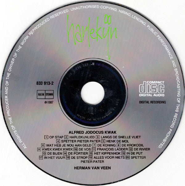 Herman van Veen : Alfred Jodocus Kwak (CD, Album)