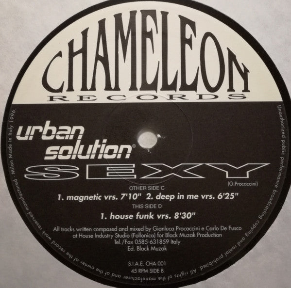 Urban Solution : Sexy (2x12", Ltd, Promo)