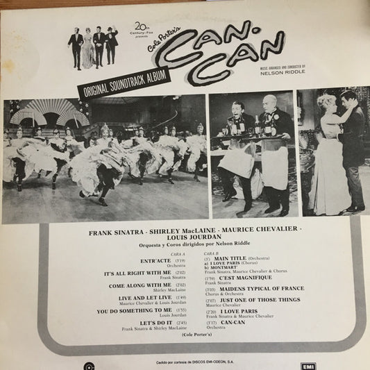 Nelson Riddle : Cole Porter's Can-Can - Banda Original De La Película "CAN-CAN" (LP, Album, Mono)