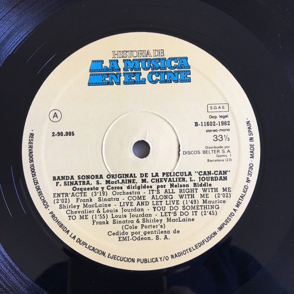 Nelson Riddle : Cole Porter's Can-Can - Banda Original De La Película "CAN-CAN" (LP, Album, Mono)