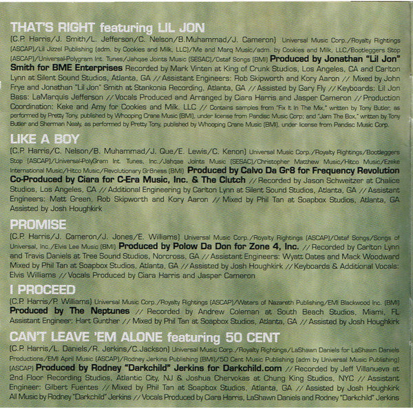 Ciara (2) : The Evolution (CD, Album)