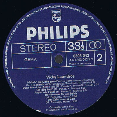 Vicky Leandros : Vicky Leandros (LP, Album)