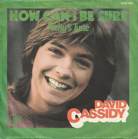 David Cassidy : How Can I Be Sure (7", Single)