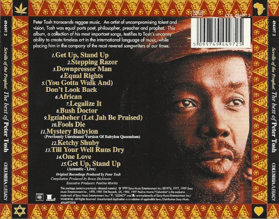 Peter Tosh : Scrolls Of The Prophet: The Best Of Peter Tosh (CD, Comp, RM)