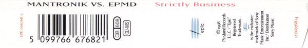 Kurtis Mantronik vs. EPMD : Strictly Business (CD, Maxi)