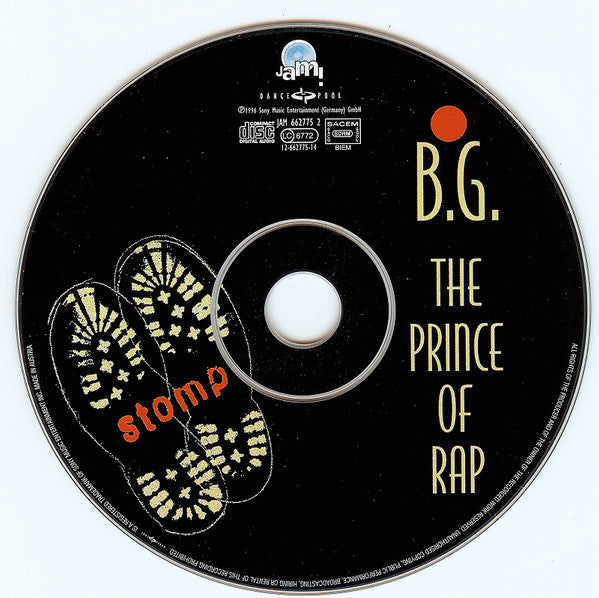 B.G. The Prince Of Rap : Stomp (CD, Maxi)