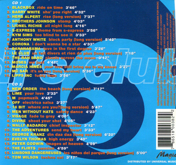 Various : DJ's Club - Dancing In The 80's & 90's (2xCD, Comp)