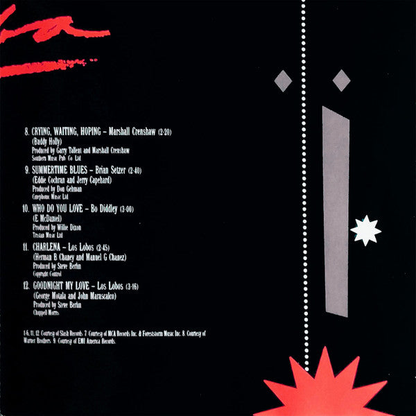 Various : La Bamba - Original Motion Picture Soundtrack (CD, Album, RE)