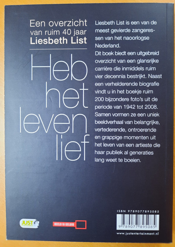 Liesbeth List : Heb het Leven Lief, Een Overzicht Van Ruim 40 Jaar  (DVD-V)
