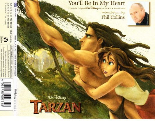 Phil Collins : You'll Be In My Heart (CD, Single)