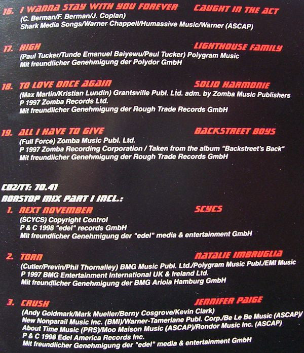 Various : Hit Mix '99 (2xCD, Mixed)