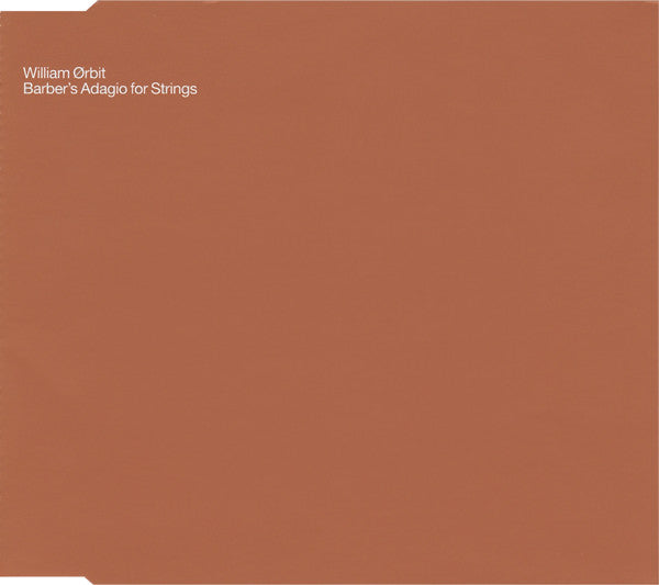William Orbit : Barber's Adagio For Strings (CD, Maxi)