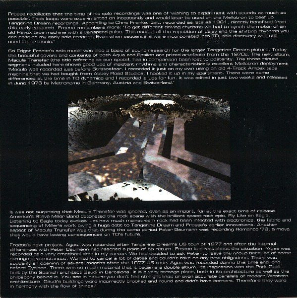 Edgar Froese : Beyond The Storm (2xCD, Comp)
