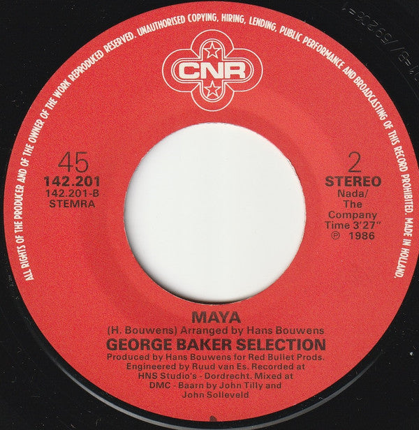 George Baker Selection : When You Learn To Fly (7")