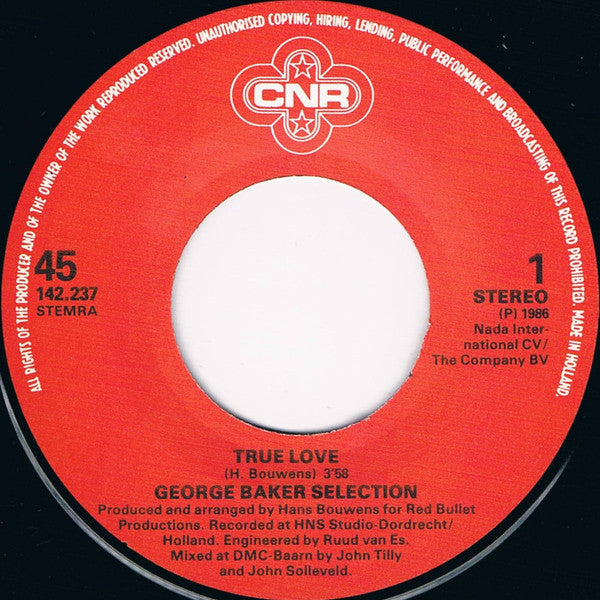 George Baker Selection : True Love (7")