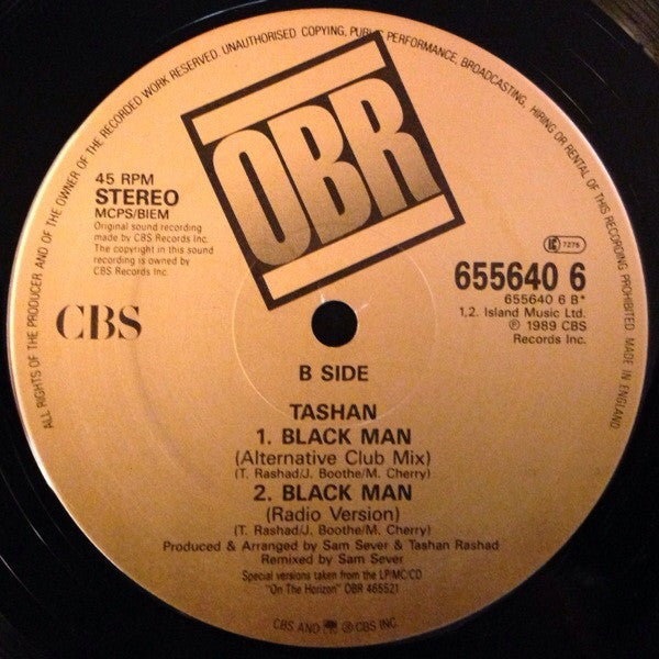 Tashan : Black Man (Re-Mixes) (12")
