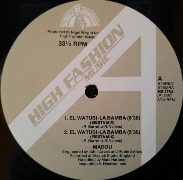 Madou (3) : El Watusi-La Bamba (12")