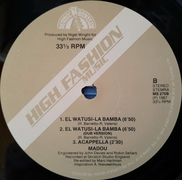 Madou (3) : El Watusi-La Bamba (12")