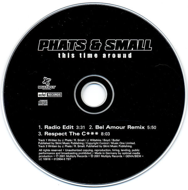 Phats & Small : This Time Around (CD, Maxi)