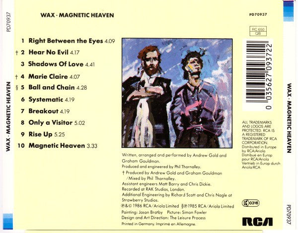 Wax (6) : Magnetic Heaven (CD, Album)