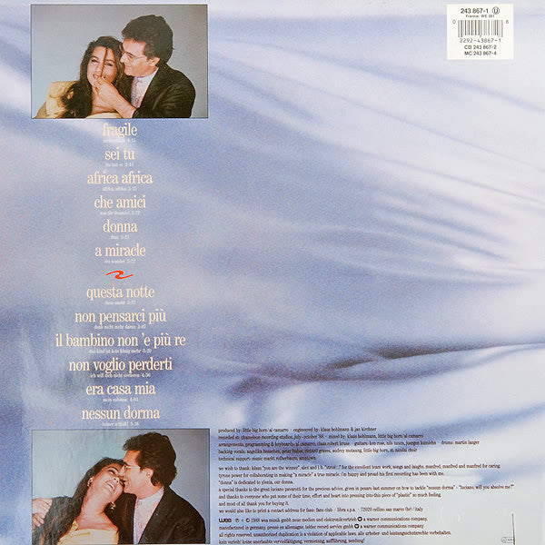 Al Bano & Romina Power : Fragile (LP, Album)