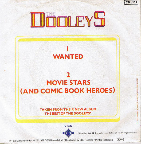 The Dooleys : Wanted (7", Single)