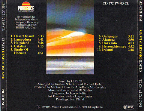 Cusco : Desert Island (CD, Album)