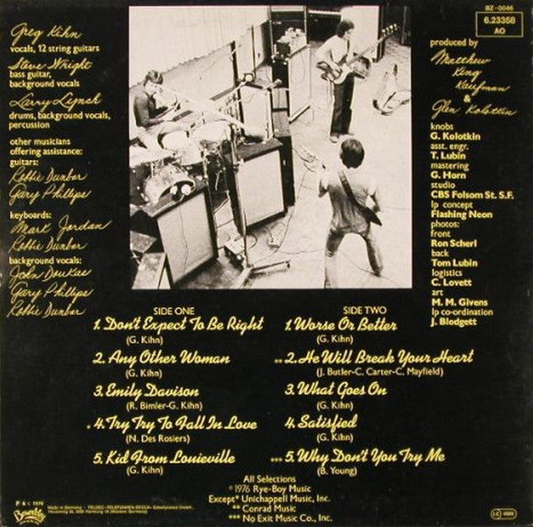 Greg Kihn : Greg Kihn (LP, Album)