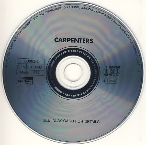 Carpenters : Carpenters (CD, Album, RE)