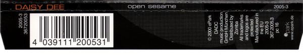 Daisy Dee : Open Sesame (CD, Maxi)