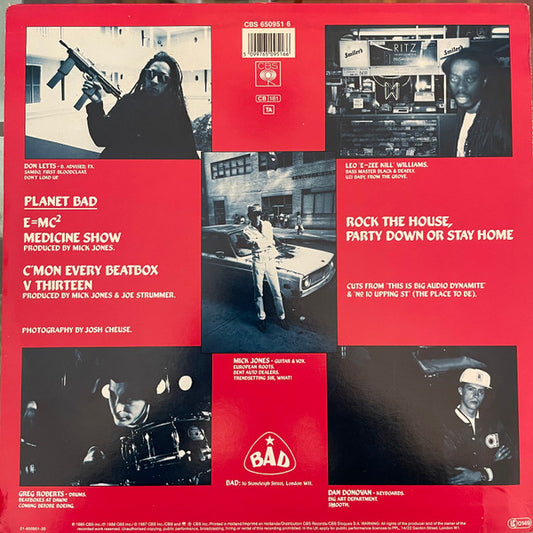 Big Audio Dynamite : Planet Bad (12", Maxi)