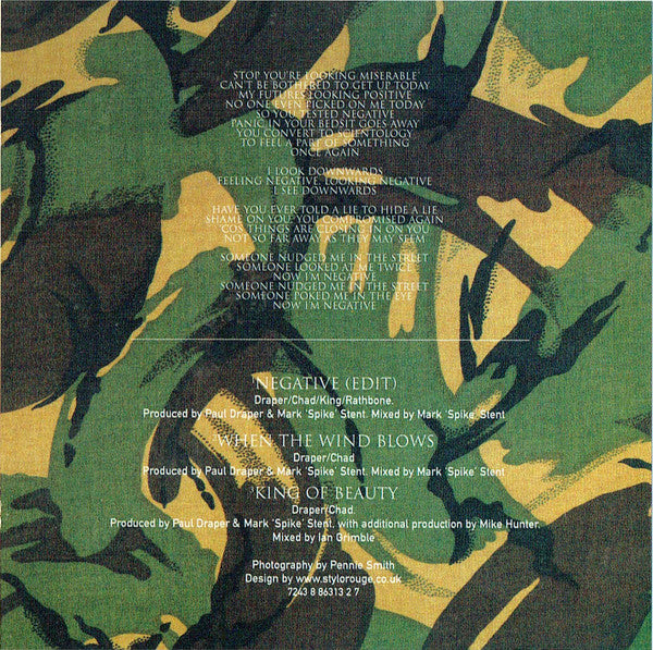 Mansun : Negative (CD, EP, CD1)