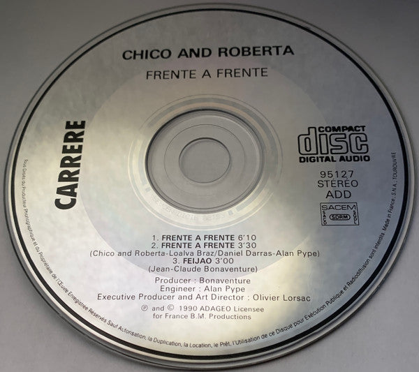 Chico And Roberta : Frente A Frente (CD, Single, Car)