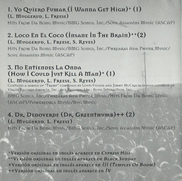 Cypress Hill : Los Grandes Éxitos En Español (CD, Album, Comp)