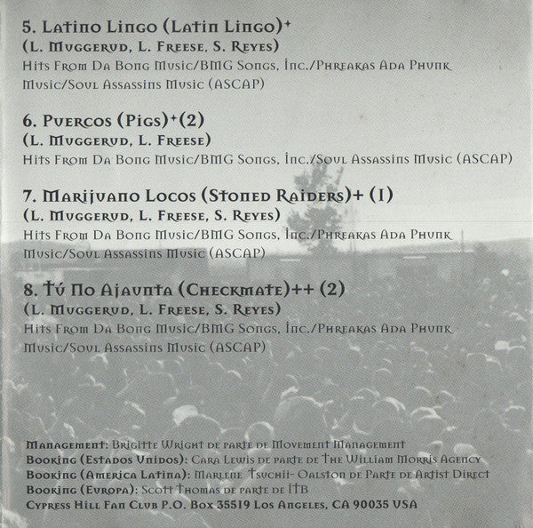 Cypress Hill : Los Grandes Éxitos En Español (CD, Album, Comp)
