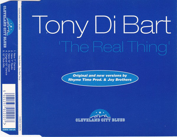 Tony Di Bart : The Real Thing (CD, Single)