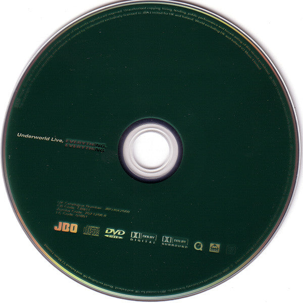 Underworld : Everything, Everything (Underworld Live) (DVD-V, Multichannel, PAL, Dol)