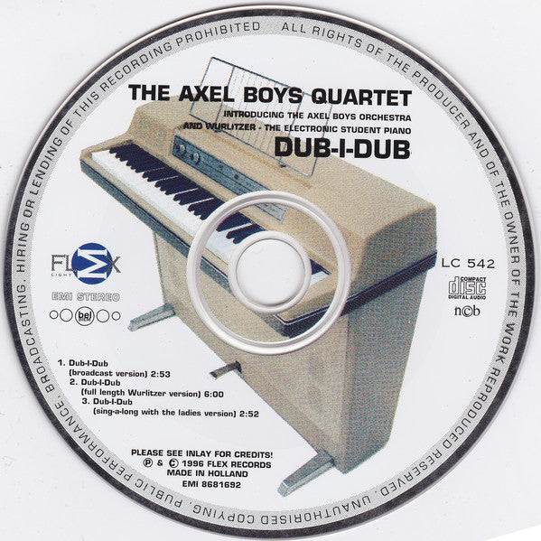 The Axel Boys Quartet : Dub-I-Dub (CD, Maxi)