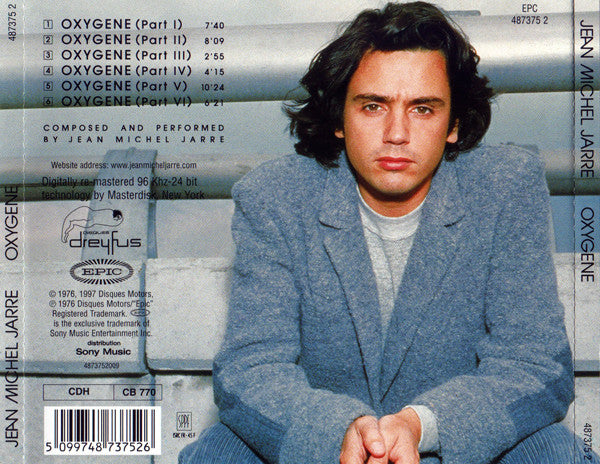 Jean-Michel Jarre : Oxygene (CD, Album, RE, RM, RP)